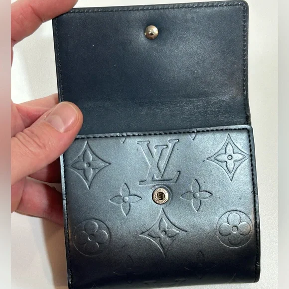 Louis Vuitton Monogram Mat Portefeiulle Elise Trifold Wallet - Picture 7 of 12
